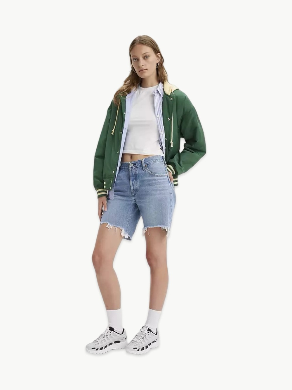 Levi's Premium 501 '90s Shorts Size 27 Medium Wash Denim NWT Vintage Inspired
